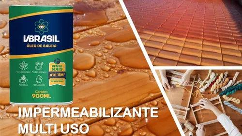 Vbrasil Óleo de Baleia Impermeabilizante 900 ML 100% Original - vBrasil Acabamentos