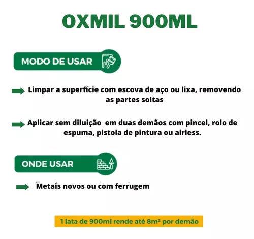 Oxmil Elimina Ferrugem 900ML 100% Original - vBrasil Acabamentos